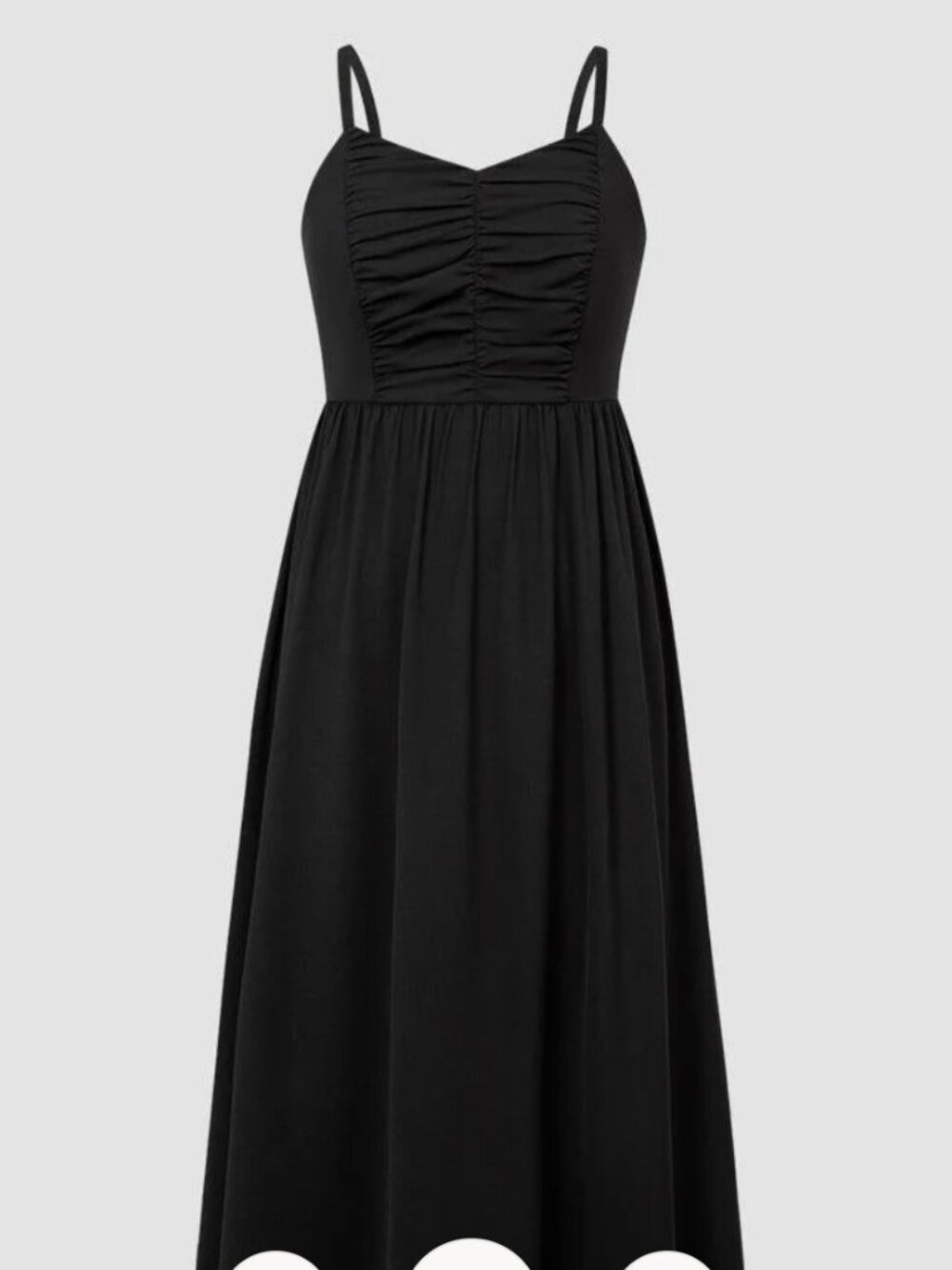 Hanna Nikole Sundress Ruched bodice Maxi Sleeveless Dress 20W - Picture 4 of 10